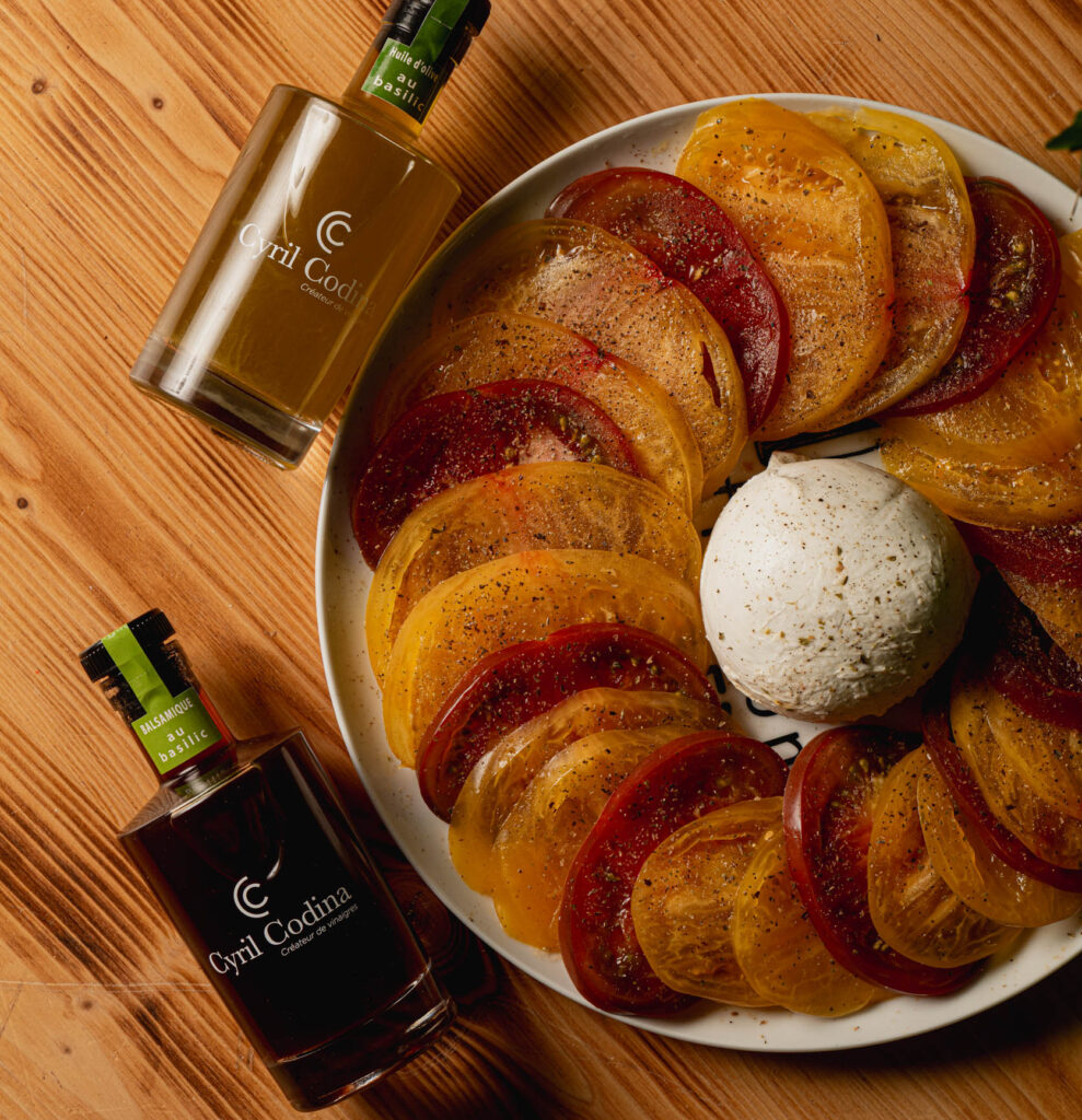 tomates mozzarella basilic